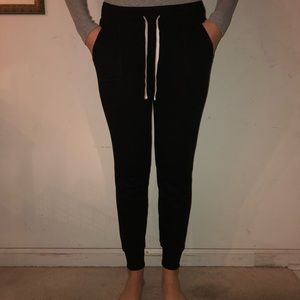 Black Full Length Joggers